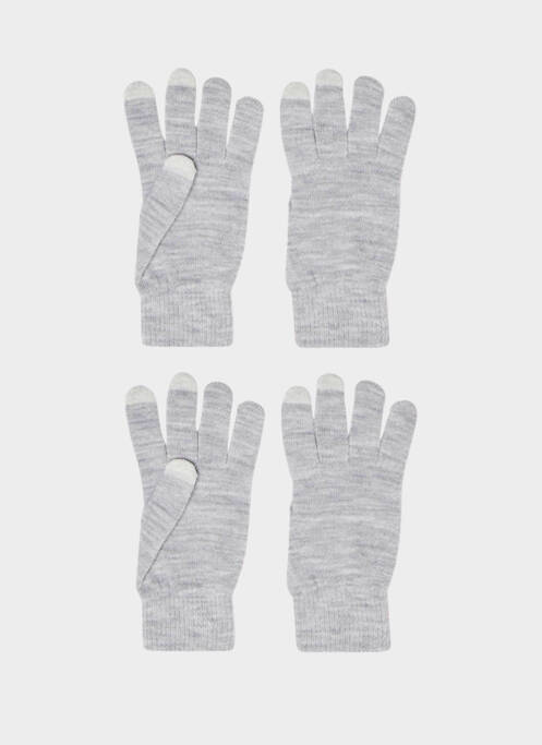 Gants gris ONLY pour femme