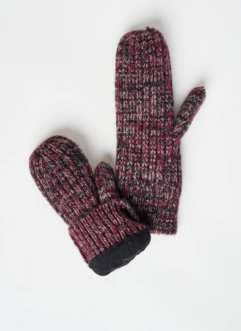 Gants noir PIECES pour femme