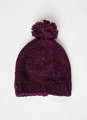 Bonnet violet VERO MODA pour femme seconde vue