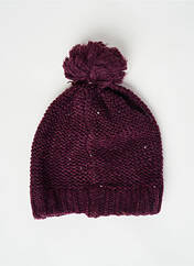 Bonnet violet VERO MODA pour femme seconde vue