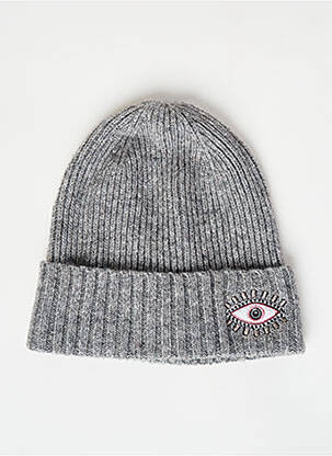 Bonnet gris PIECES femme