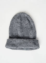 Bonnet gris PIECES femme