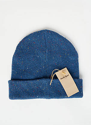 Bonnet bleu DOUBLE AGENT femme