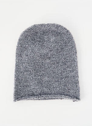 Bonnet gris PIECES pour femme