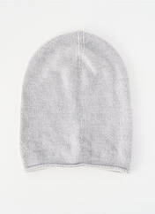 Bonnet gris PIECES pour femme seconde vue