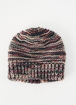 Bonnet rouge PIECES pour femme