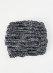 Bonnet gris PIECES pour femme seconde vue