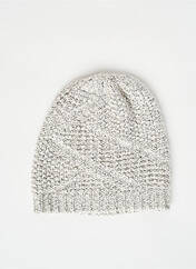 Bonnet gris PIECES pour femme seconde vue