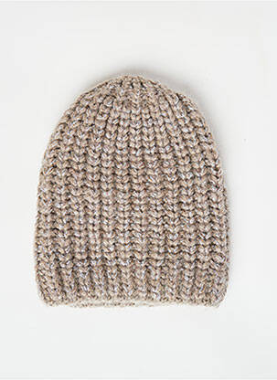 Bonnet beige EDC femme