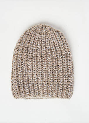 Bonnet beige EDC femme