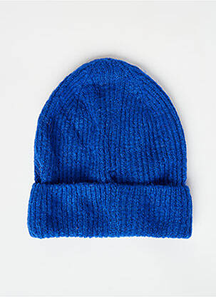Bonnet bleu MANGO femme