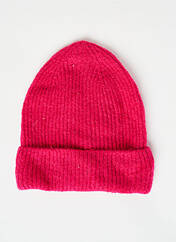 Bonnet rose MANGO pour femme seconde vue