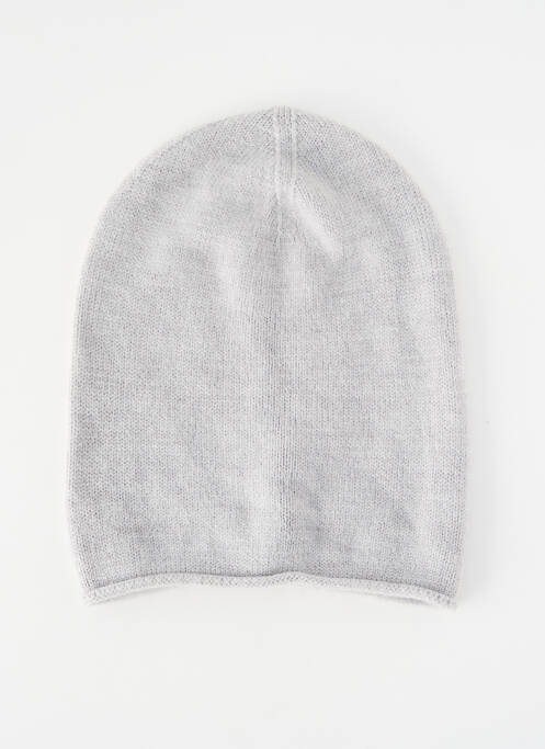 Bonnet gris PIECES pour femme