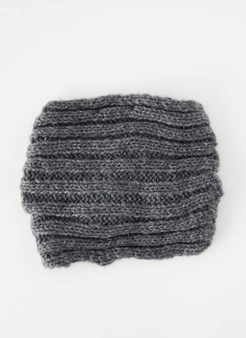Bonnet gris PIECES pour femme