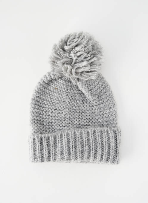 Bonnet gris PIECES pour femme