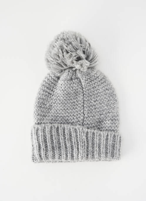 Bonnet gris PIECES pour femme