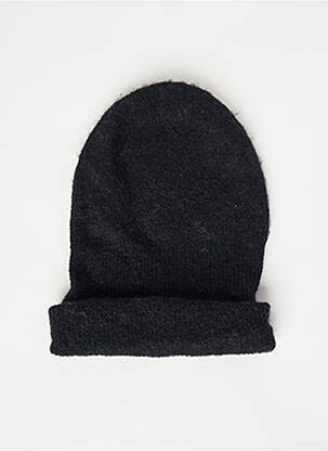 Bonnet noir PIECES femme