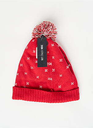 Bonnet rouge ZEB STYLE LAB  femme