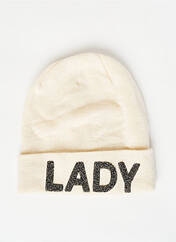 Bonnet beige MANGO pour femme seconde vue