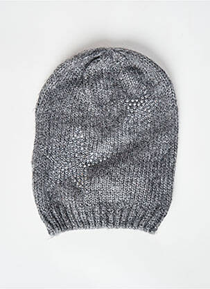 Bonnet gris PIECES femme