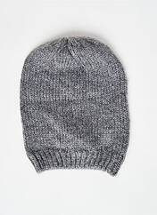 Bonnet gris PIECES pour femme seconde vue