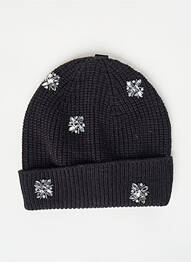 Bonnet noir MANGO femme