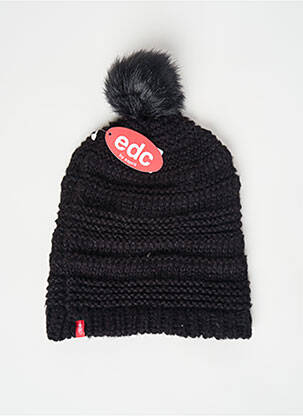 Bonnet noir EDC femme