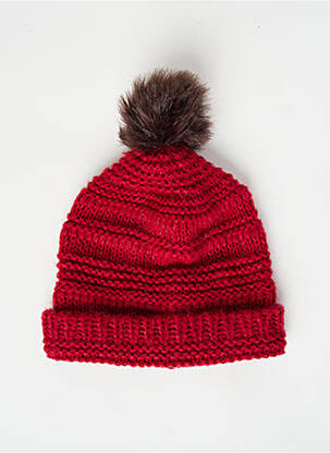Bonnet rouge EDC pour femme
