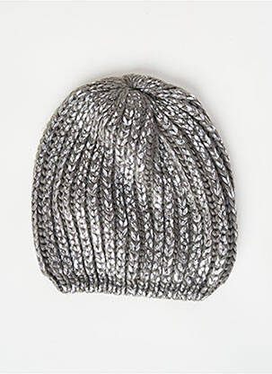 Bonnet gris PIECES femme