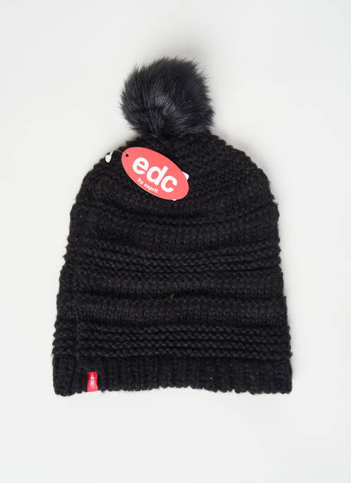 Bonnet noir EDC pour femme