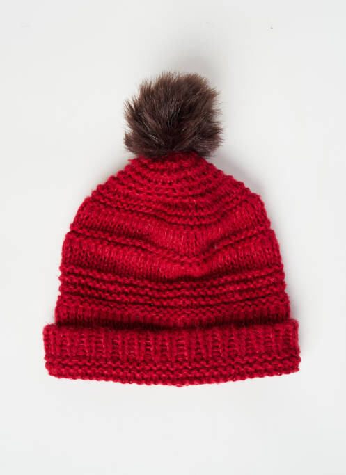 Bonnet rouge EDC pour femme