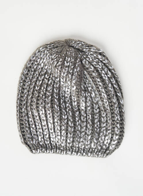 Bonnet gris PIECES pour femme