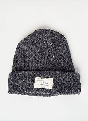 Bonnet gris DOUBLE AGENT femme
