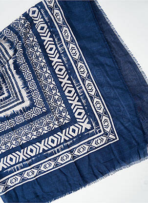 Foulard bleu PIECES femme