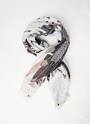 Foulard blanc PIECES femme