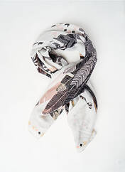 Echarpe blanc PIECES pour femme seconde vue