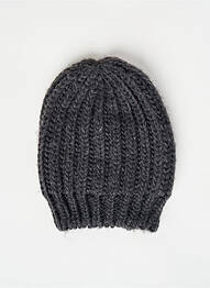 Bonnet gris PIECES femme