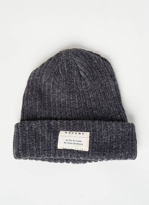 Bonnet gris DOUBLE AGENT pour femme