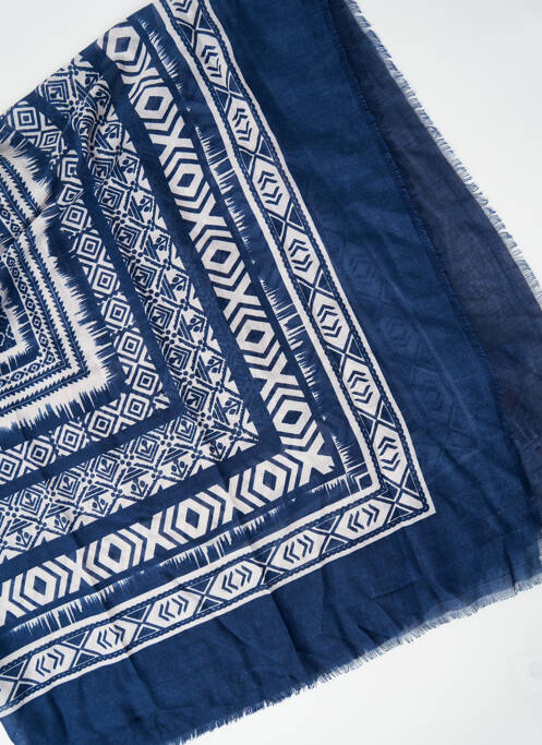 Foulard bleu PIECES pour femme
