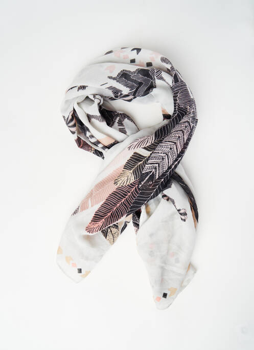 Echarpe blanc PIECES pour femme