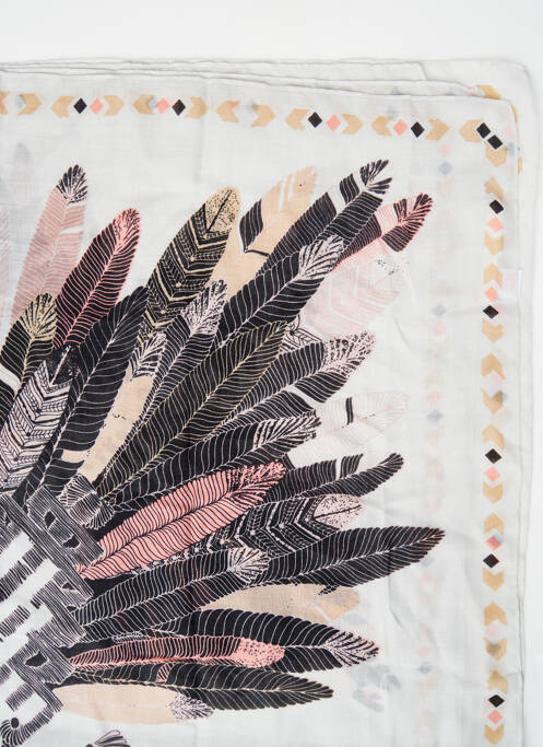 Foulard blanc PIECES femme