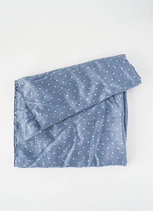 Foulard bleu PIECES pour femme