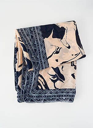Foulard bleu PIECES pour femme