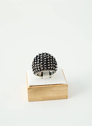 Bague noir AB STUDIO femme