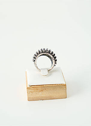 Bague noir AB STUDIO femme