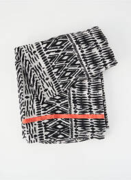 Foulard noir PIECES femme