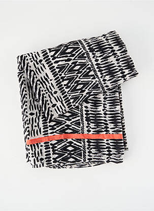 Foulard noir PIECES pour femme