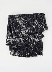 Foulard noir PIECES pour femme seconde vue