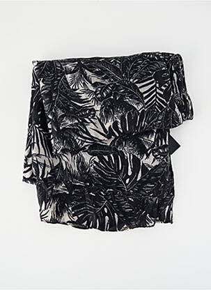 Foulard noir PIECES pour femme