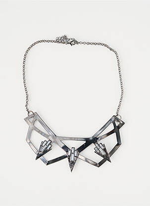 Collier argent AB STUDIO femme